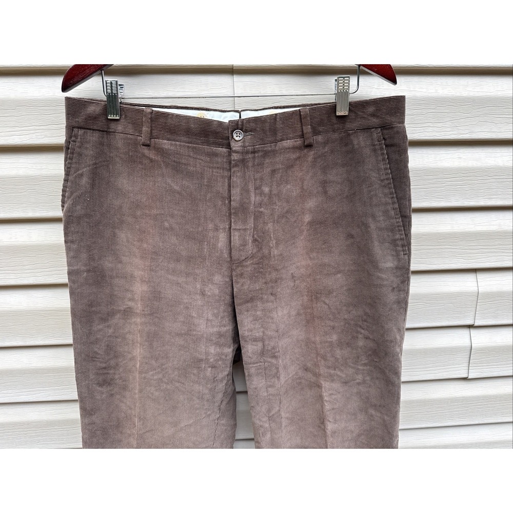 Polo Ralph Lauren Men 36 VNT. Made In Italy Heavy Wale Corduroy Pants Brown